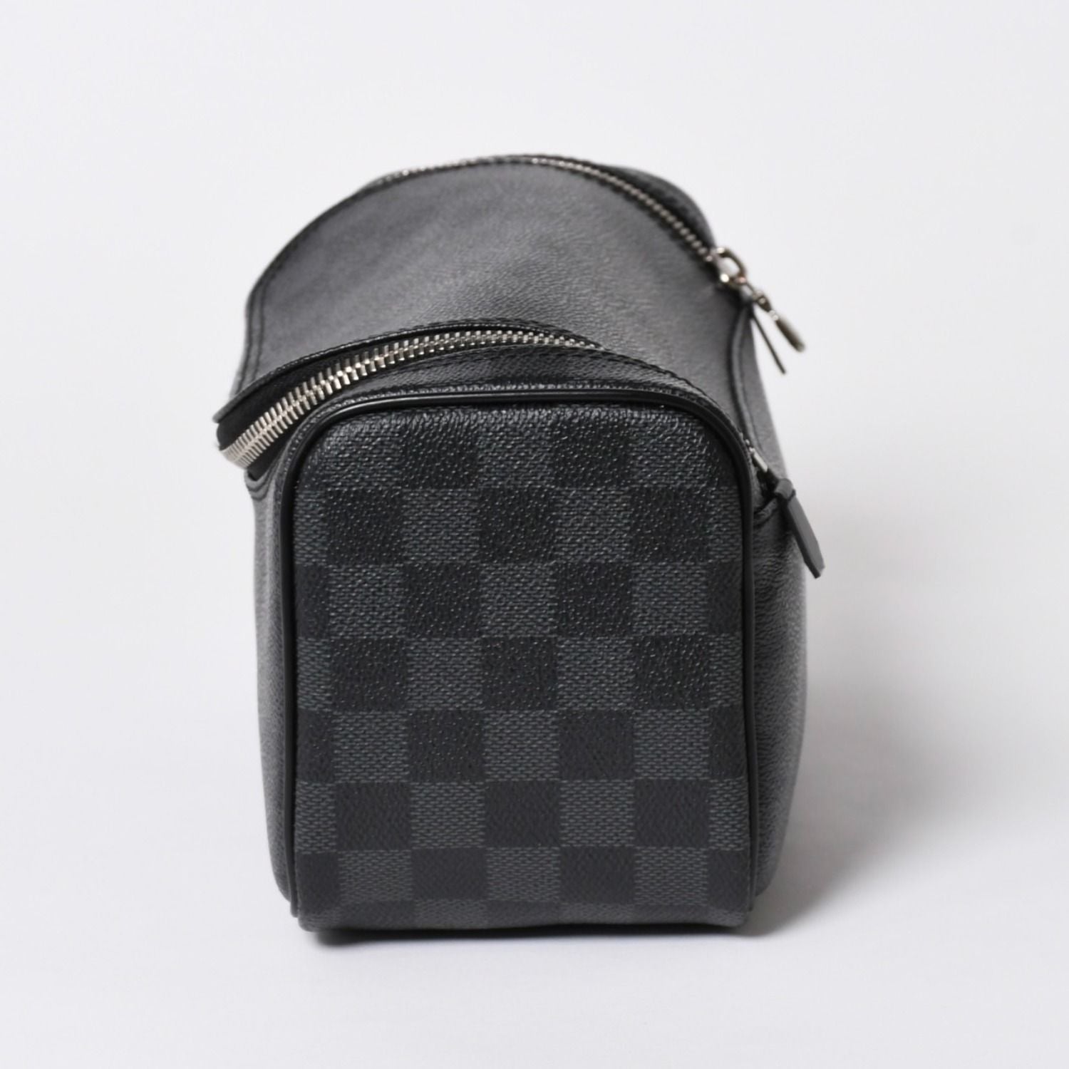 Louis Vuitton Damier Graphite Toilet Pouch Travel Bag Black — view 4