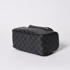 Louis Vuitton Damier Graphite Toilet Pouch Travel Bag Black — view 6