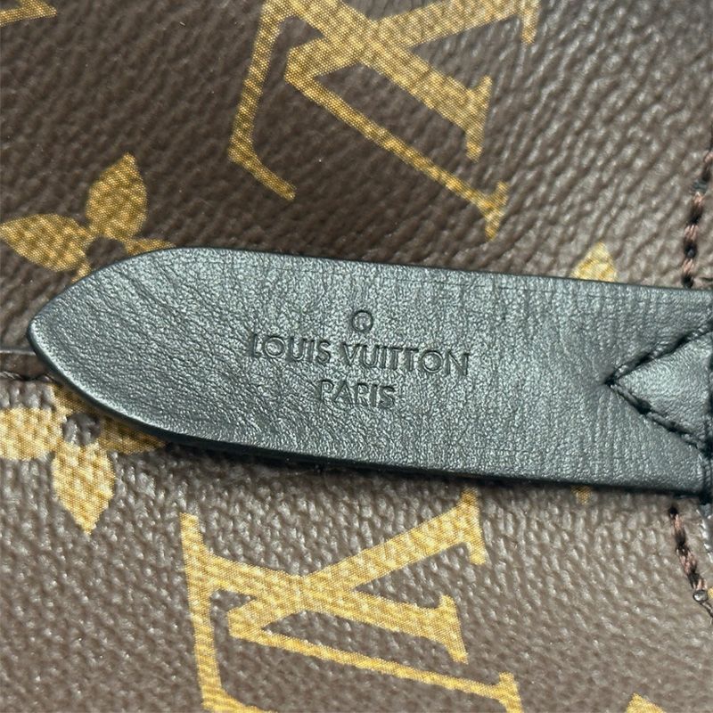 Louis Vuitton Monogram Shoulder Bag MM Noir Brown — view 6