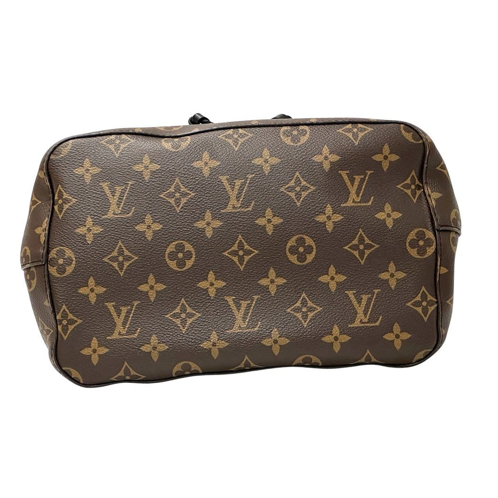 Louis Vuitton Monogram Shoulder Bag MM Noir Brown — view 4