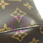Louis Vuitton Monogram Shoulder Bag MM Noir Brown — view 8