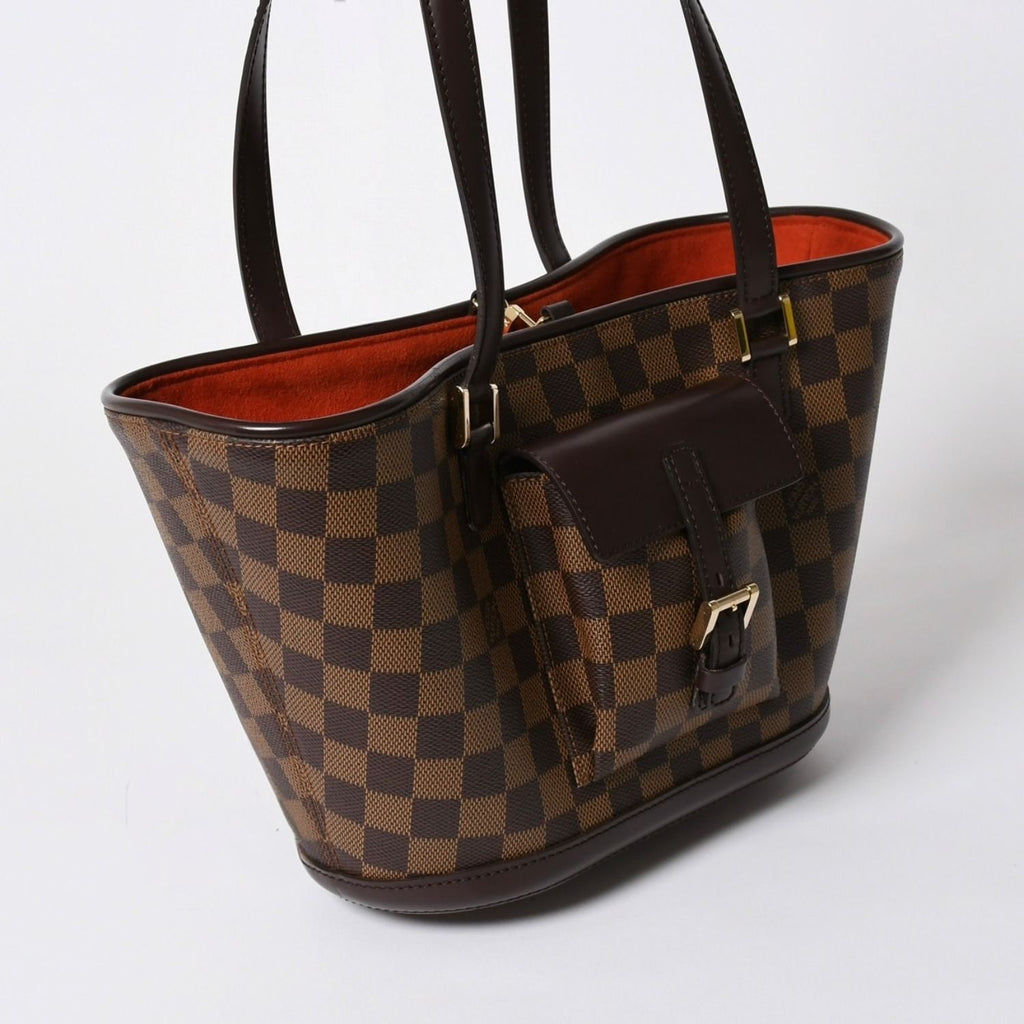 Louis Vuitton Handbag Manosque PM Damier Brown Gold — view 3