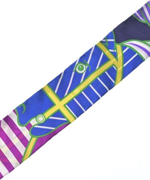 Hermes Bandana Scarf Blue — view 3