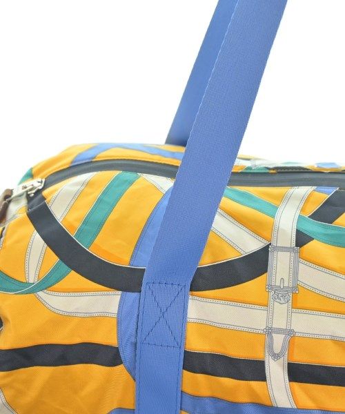 Hermes Boston Bag Travel Bags Yellow — view 5