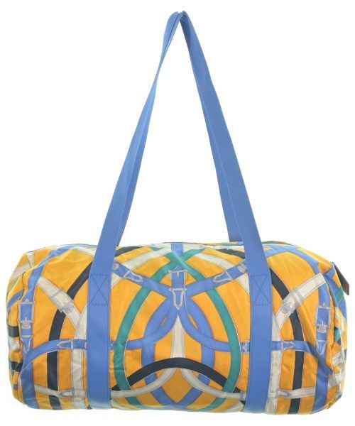 Hermes Boston Bag Travel Bags Yellow — view 2