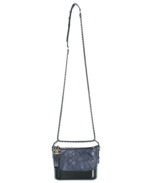 Chanel Shoulder Bag Navy — view 3