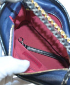 Chanel Shoulder Bag Navy — view 4