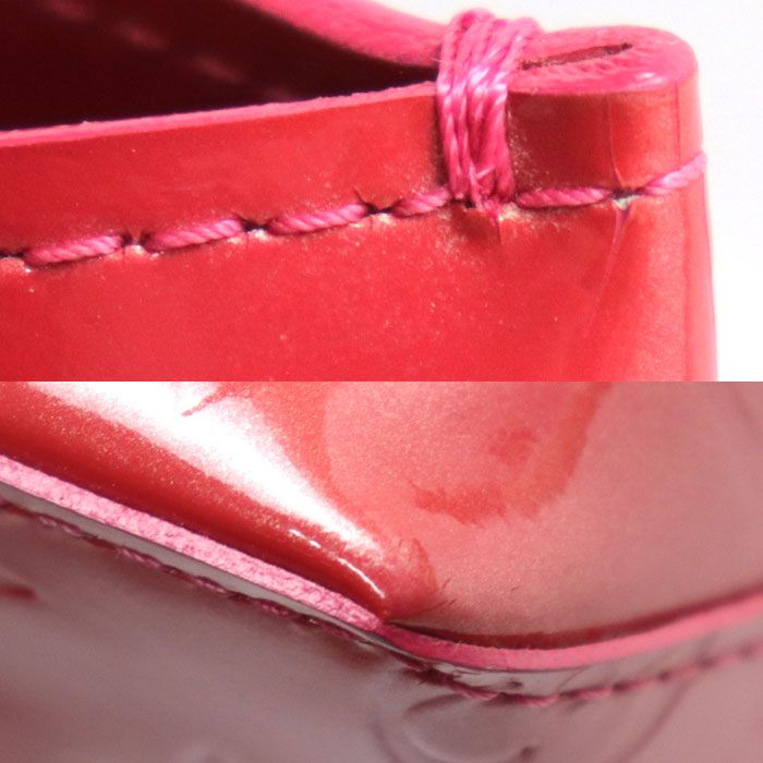 Louis Vuitton Reed PM Handbag Vernis Framboise — view 6