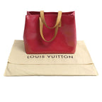 Louis Vuitton Reed PM Handbag Vernis Framboise — view 8