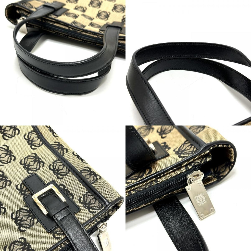 Loewe Handbag Anagram Canvas Beige — view 7