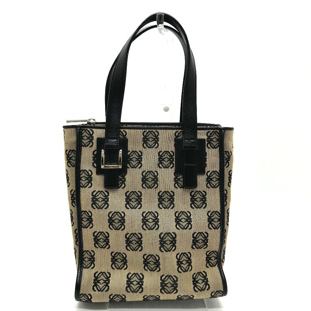 Loewe Handbag Anagram Canvas Beige