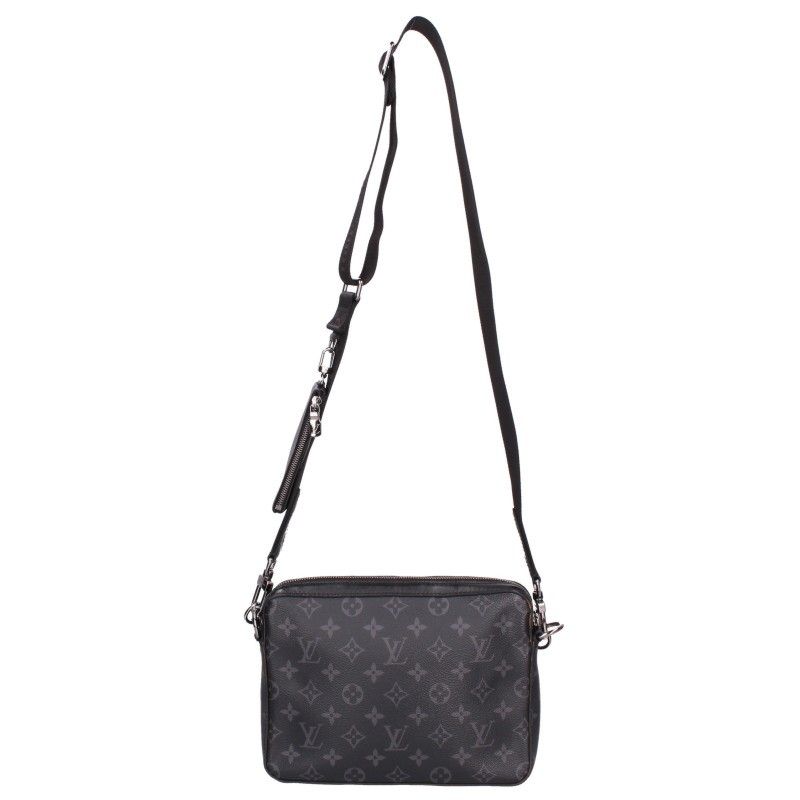 Louis Vuitton Monogram Eclipse Trio Messenger Shoulder Bag