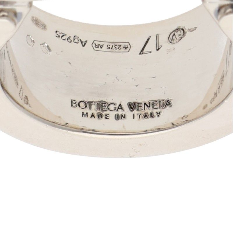 Bottega Veneta Bolt Silver Ring — view 2
