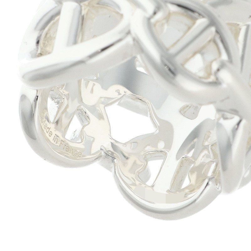 Hermes Chaine D'ancre Enchainee GM Silver Ring — view 3