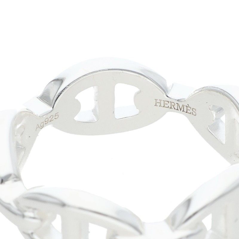 Hermes Chaine D'ancre Enchainee PM Silver Ring — view 2