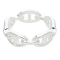 Hermes Chaine D'ancre Enchainee PM Silver Ring