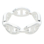 Hermes Chaine D'ancre Enchainee PM Silver Ring