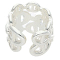 Hermes Chaine D'ancre Enchainee GM Silver Ring