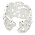 Hermes Chaine D'ancre Enchainee GM Silver Ring