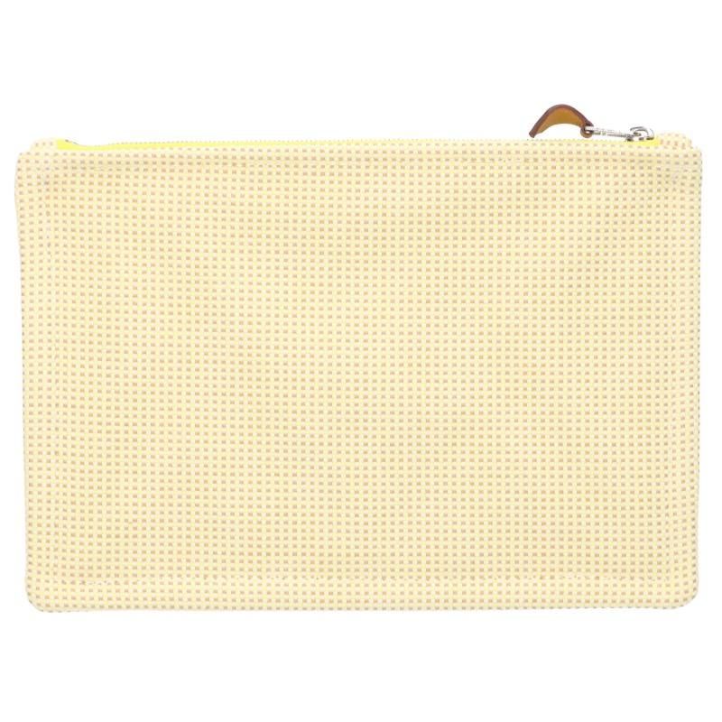 Hermes Forble Corner PM Embro Cotton Pouch