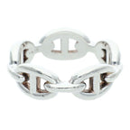 Hermes Chaine D'ancre Enchainee PM Silver Ring