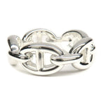 Hermes Ring Chaine D'ancre Enchainee PM 53 Silver — view 2