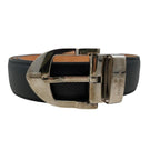Louis Vuitton Belt Ceinture Classic 100 40 Taiga Leather Noir Black — view 2
