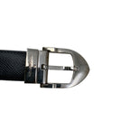 Louis Vuitton Belt Ceinture Classic 100 40 Taiga Leather Noir Black — view 6