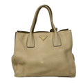 Prada Tote Bag Beige Leather