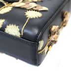 Dior Lady D-joy Ombres Florales Embroidery Joy Shoulder Bag Black — view 7