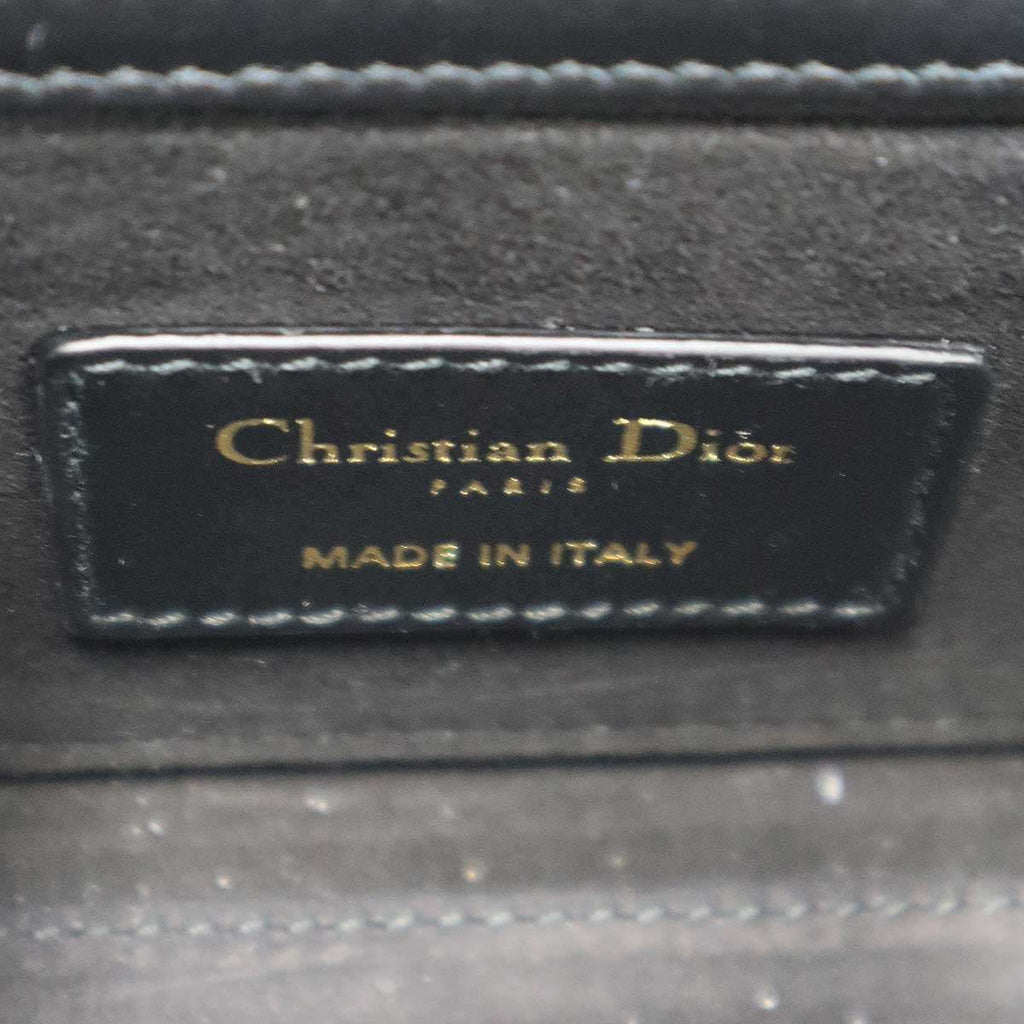 Dior Lady D-joy Ombres Florales Embroidery Joy Shoulder Bag Black — view 5
