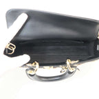 Dior Lady D-joy Ombres Florales Embroidery Joy Shoulder Bag Black — view 6