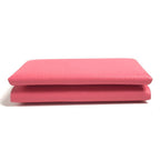 Hermes Calvi Duo Epsom Rose Azaleas Pink Wallet — view 2