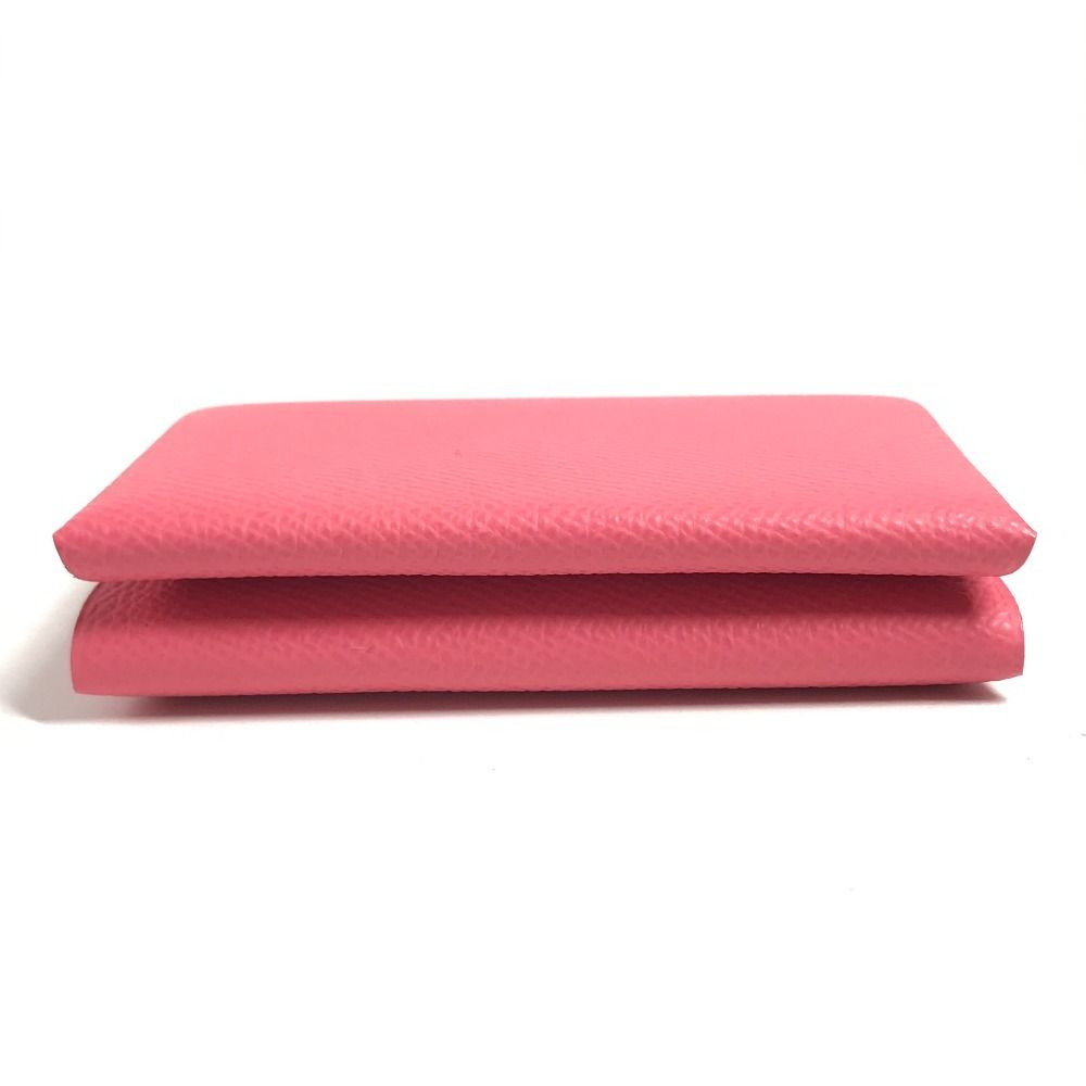 Hermes Calvi Duo Epsom Rose Azaleas Pink Wallet — view 2