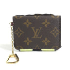 Louis Vuitton Card Case Pauket Purse Monogram Canvas Brown — view 2