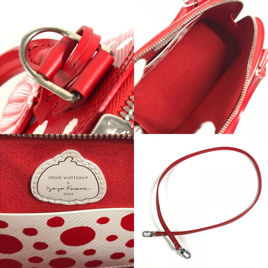 Louis Vuitton Shoulder Bag Alma BB Epi Leather Yayoi Kusama — view 8