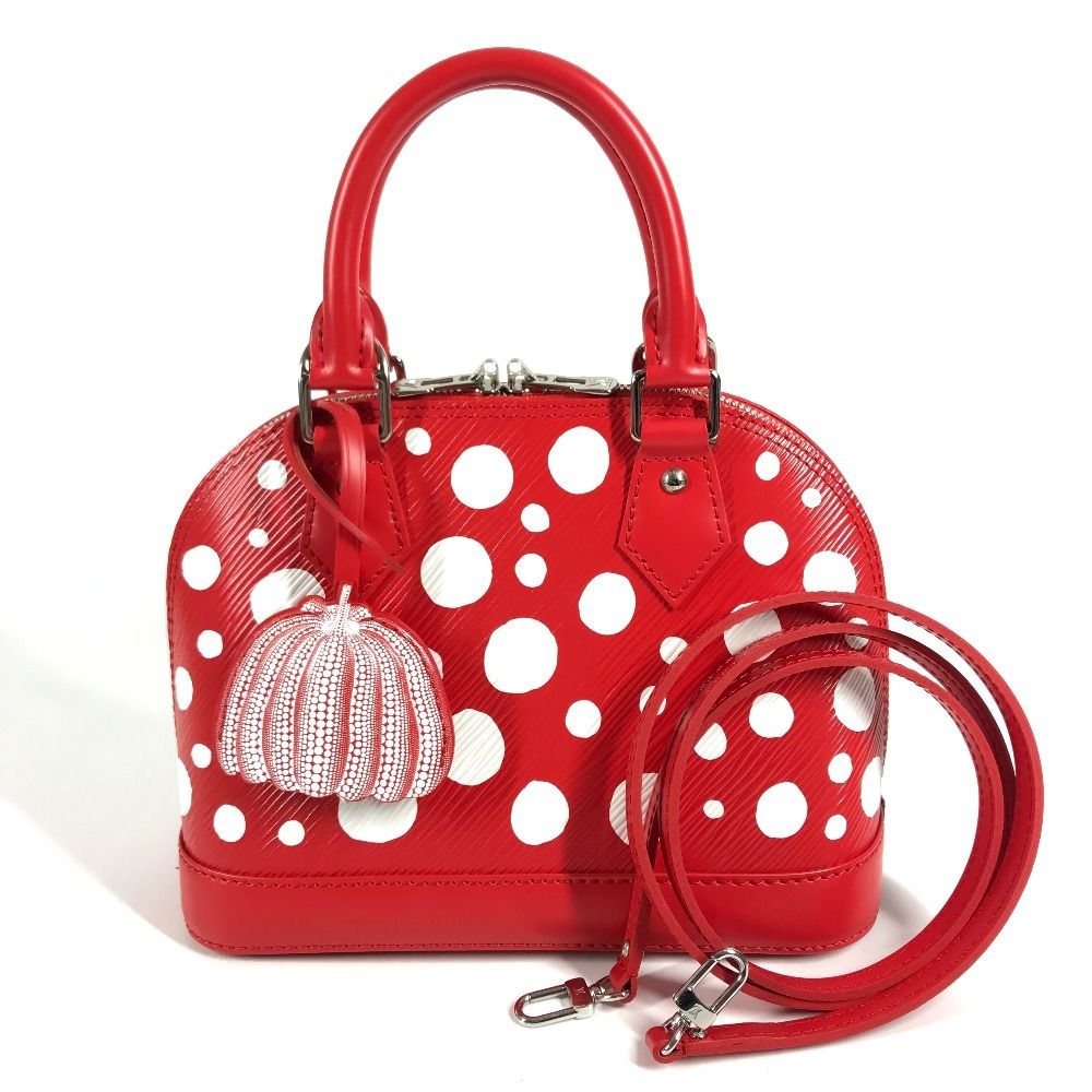 Louis Vuitton Shoulder Bag Alma BB Epi Leather Yayoi Kusama
