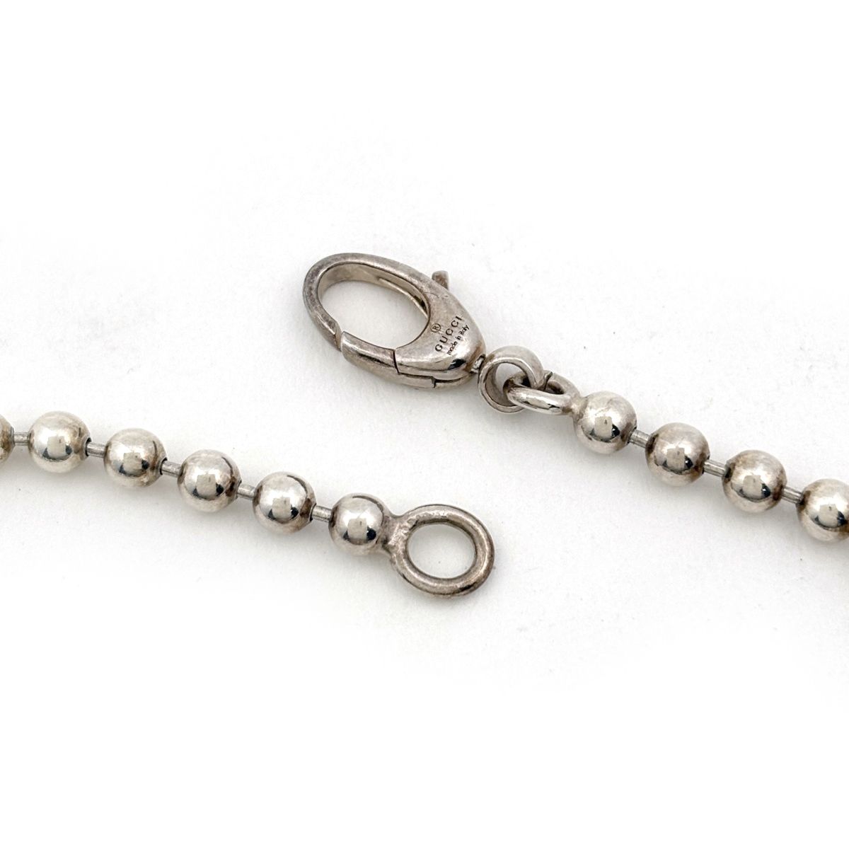 Gucci Bracelet Ball Chain Heart 925 Sterling Silver — view 3