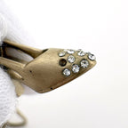 Chanel Necklace CC Logo High Heels Rhinestone Gold — view 4