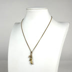Chanel Necklace CC Logo High Heels Rhinestone Gold — view 6