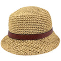 Louis Vuitton Hat Dauphine Summer Hat Polyester Leather Polyamide Beige