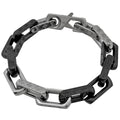Louis Vuitton Bracelet Monogram Chain Metal Silver Black
