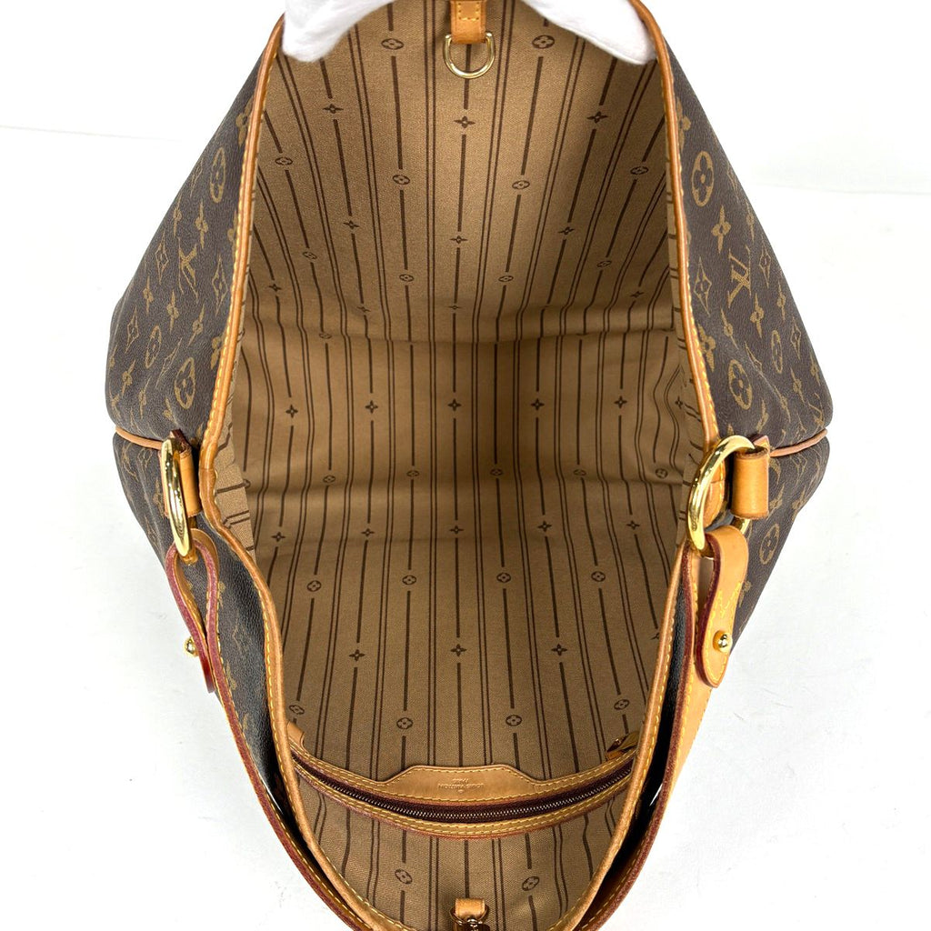 Louis Vuitton Delightful MM Shoulder Bag Monogram Brown — view 8