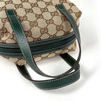 Gucci Handbag GG Pattern Canvas Beige Green — view 5