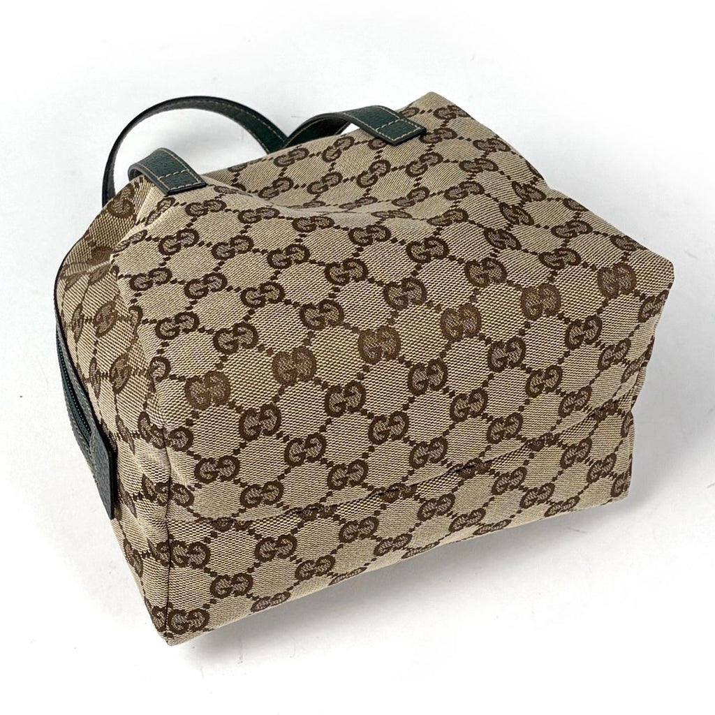 Gucci Handbag GG Pattern Canvas Beige Green — view 2