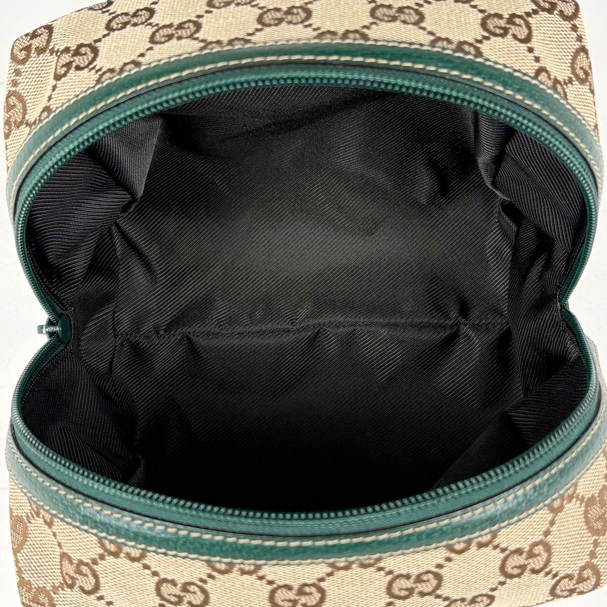 Gucci Handbag GG Pattern Canvas Beige Green — view 6
