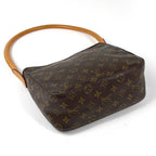 Louis Vuitton Looping MM Shoulder Bag Monogram Brown — view 2