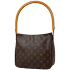 Louis Vuitton Looping MM Shoulder Bag Monogram Brown