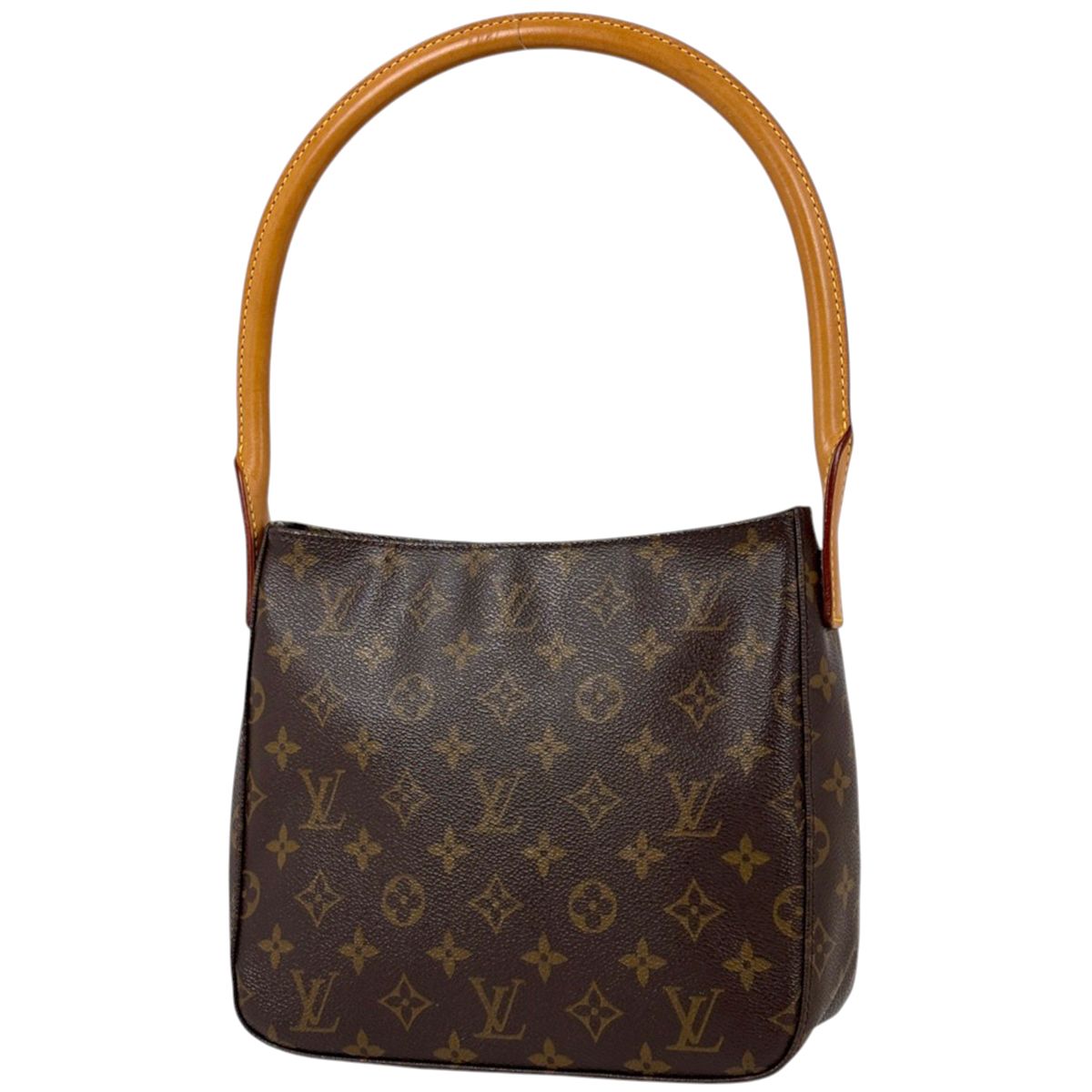Louis Vuitton Looping MM Shoulder Bag Monogram Brown