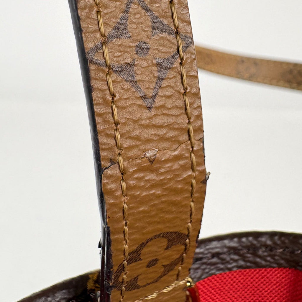 Louis Vuitton On The Go GM Tote 2-Way Shoulder Bag Monogram Giant Reverse Brown — view 6